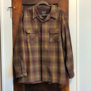 Pendleton 100% virgin wool long sleeve shirt